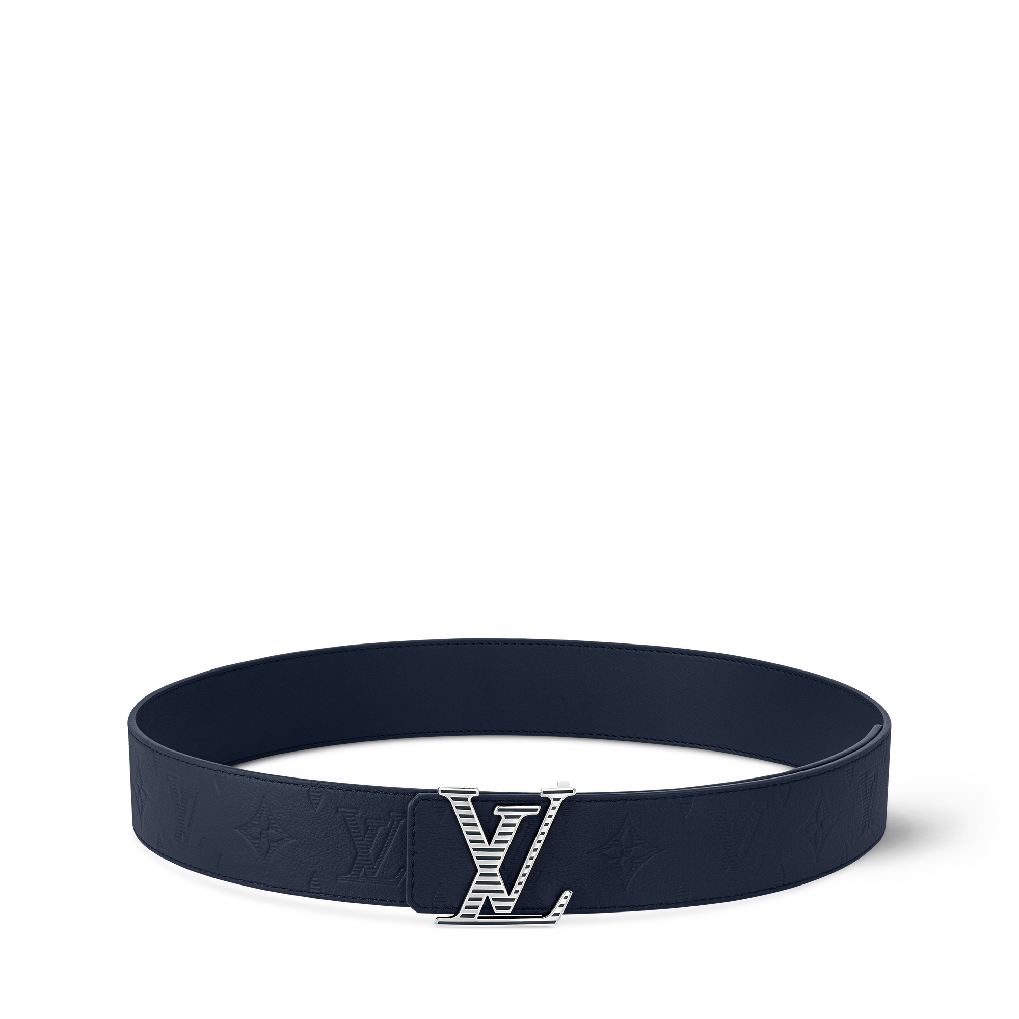 LV Shadow 40mm Reversible Belt Monogram Shadow - Men - Accessories